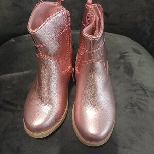 Pink Boots baby/toddler girls size 7